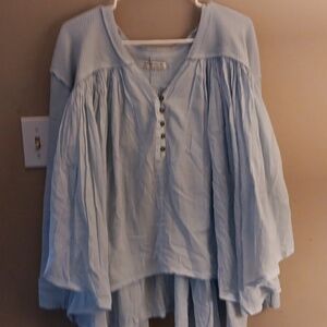 Free People light blue top
